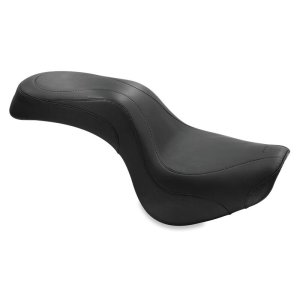 Kawasaki Vulcan 900 Custom One-Piece Motorcycle Seat - Mustang Motorcycle - DayTripper 1PC - Black - `06-`21 Kawasaki Vulcan 900 Custom One-Piece Motorcycle Seat - Mustang Motorcycle - DayTripper 1PC - Black - `06-`21
